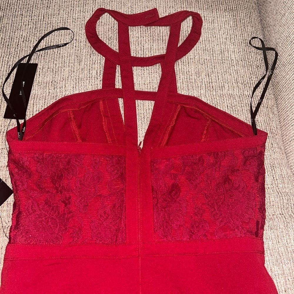 NWT Lulu's Chic Red Mini Dress - Picture 4 of 7